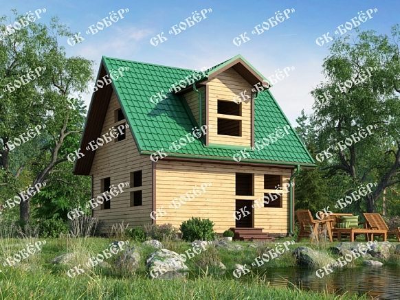 Сруб из бруса 6х6