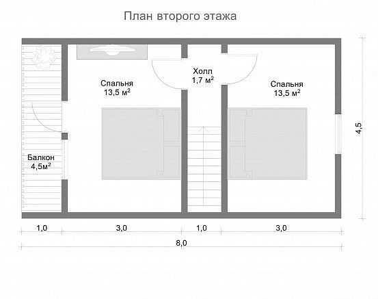 Сруб из бруса 7х8. фото
