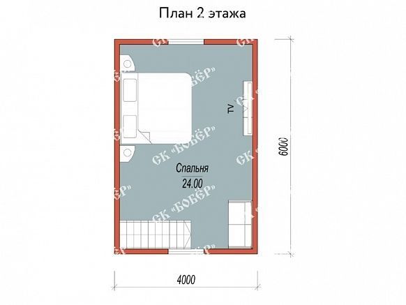 Сруб бани из бруса 6х8. фото